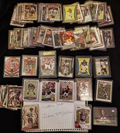 250 NFL Card Lot (125 Rookies/125 Player)