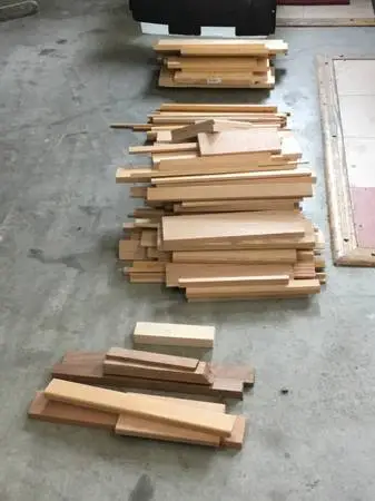 Tote Full Of Mostly Oak-Cut Offs