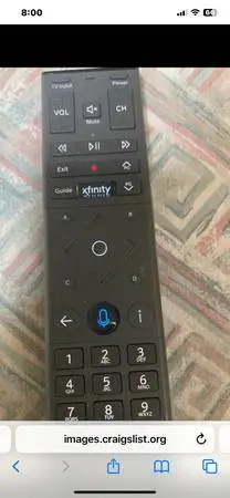 Remote control Xfinity voice