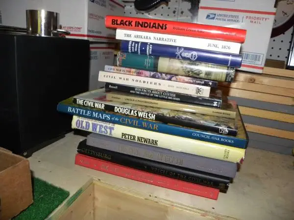 24 BOOKS. Civil War and Old West.