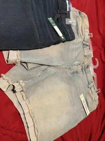 2X 3X 4X TERRA AND SKY DENIM JEAN SHORTS WOMENS STYLES