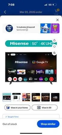 Brand new 50 inch tv
