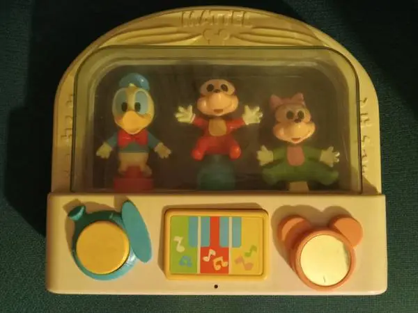 Vintage 1990s Disney toy by Mattel plays music