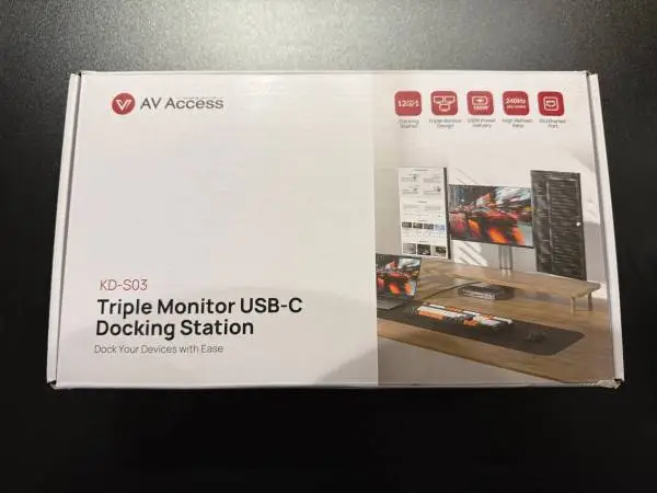 AV Access Docking Station Triple 4K Display 8K Single Display | New