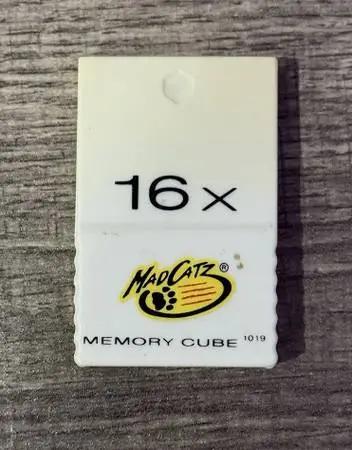 Mad Catz memory card for Game Cube