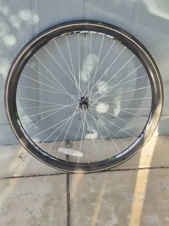 Front Rim, Tube and Tire. 700c x 32c tire, good condition