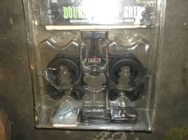 Kolpin Rhino grip, web belts, EM flashlight, car lite