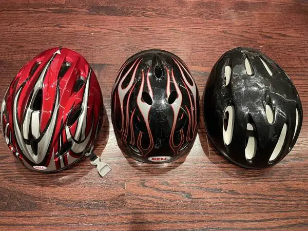 Various Bell bike / bicycle helmets! Priced to sell! All $10 each!