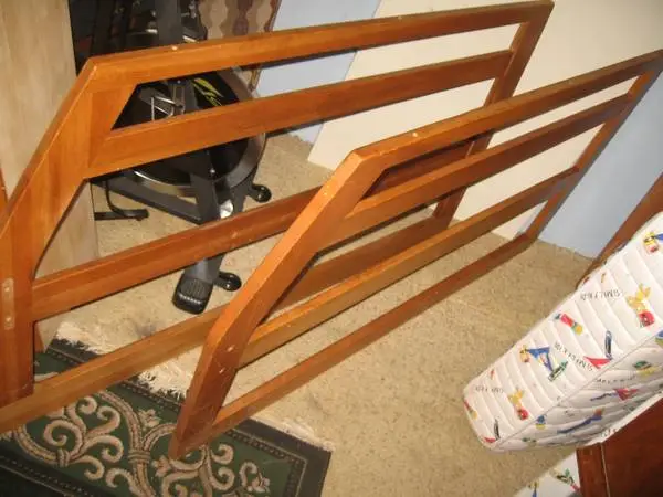 Simply Kids Solid Oak Wood FULL SIZE Bed Frame-w Slats NO Mattress