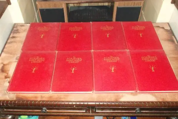 8 Volumes of The Scribner Radio Music Library 1946