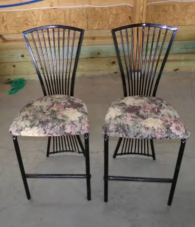 Pair of High Back Chairs Seat is 24 from Ground LOOK !!!!