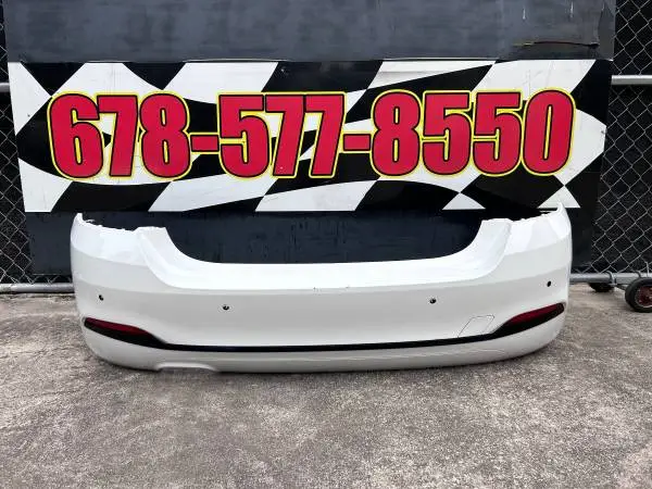 BMW 430i GT Rear Bumper Cover 2017-2020 Parking Sensors OEM White