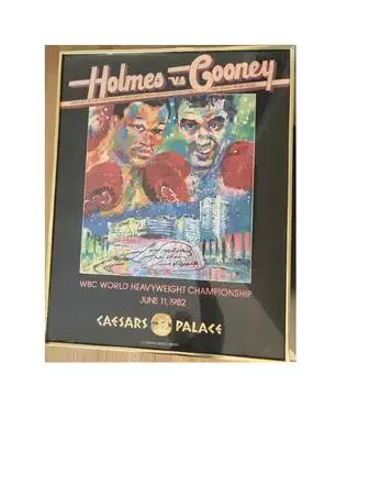 Larry Holmes vs. Gerry Cooney Poster - A Great Gift For Boxing Fans