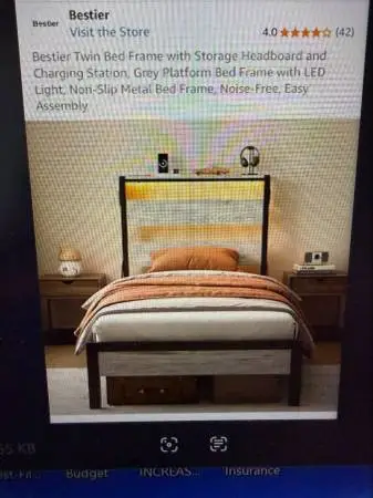 Twin Bed & Mattress