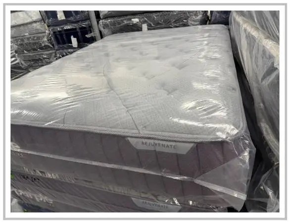 QUEEN SIZE PURPLE LUXE REJUVENATE MATTRESS & BOX SPRING BED SET