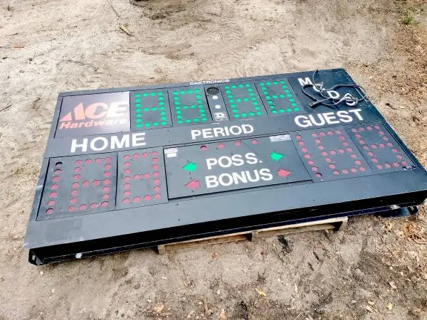 Daktronics Basketball Scoreboard