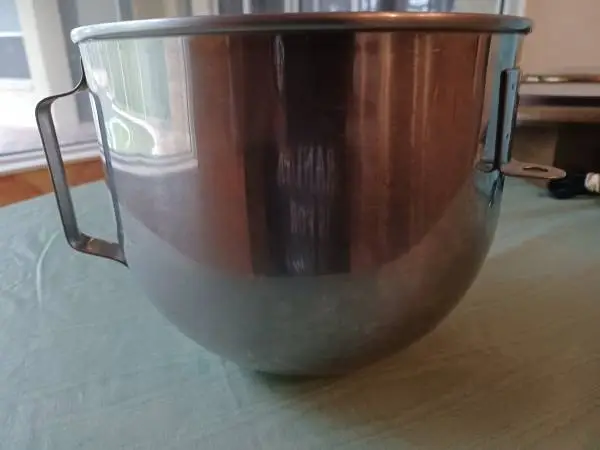 Kitchenaid, 5qt Stainless Bowl for Lift Stand Mixer.. EX.COND.