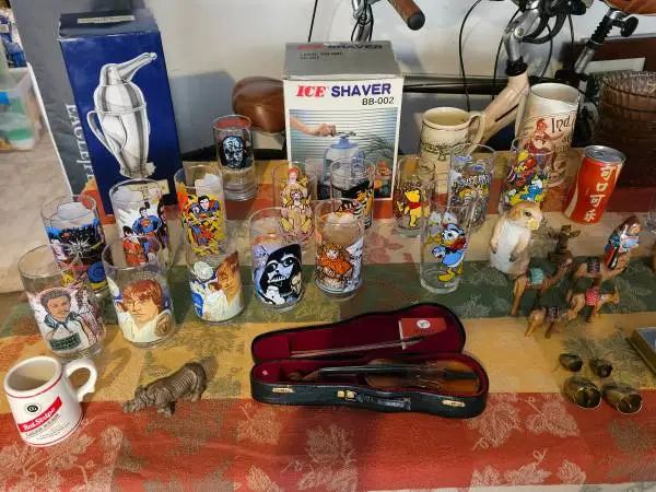 Garage Sale with Many Vintage Items and Collectibles - Priced to Sell!