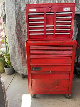 Snap On Rollaway Craftsman Toolbox Combo set 1971 July 26