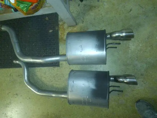 Exhaust for a Corvette
