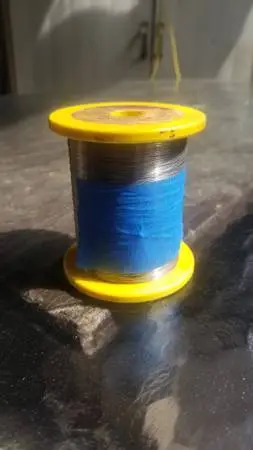 Chromel C RESISTANCE WIRE 8.86 Ohms Hoskins Mfg. Detroit, 22oz Spool