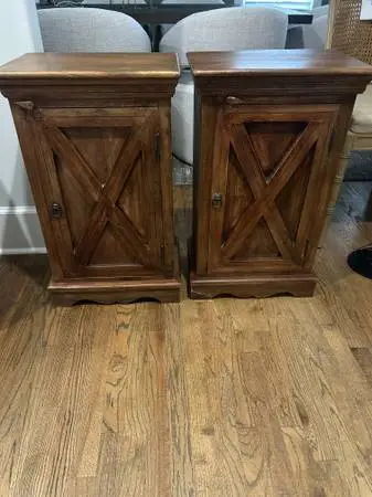 Solid wood nightstands / side tables