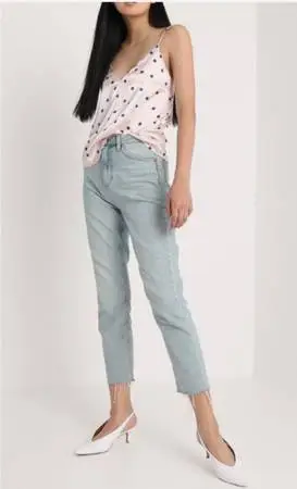 NEW $48 NORDSTROM Topshop Satin Camisole top 12 L Scalloped