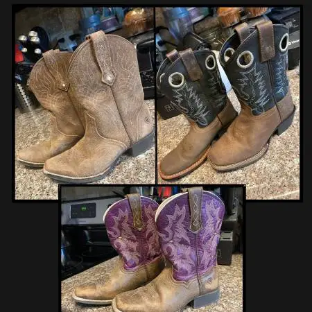 Kids Boots - Size 1 (Ariat & Smokey Mountain Brands)