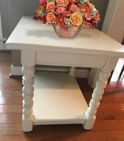 Side Table End Table Nightstand with shelf