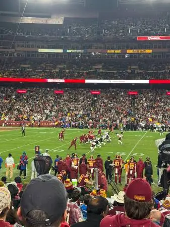 Redskins Commanders 50 Yard Line Lower Level Tickets