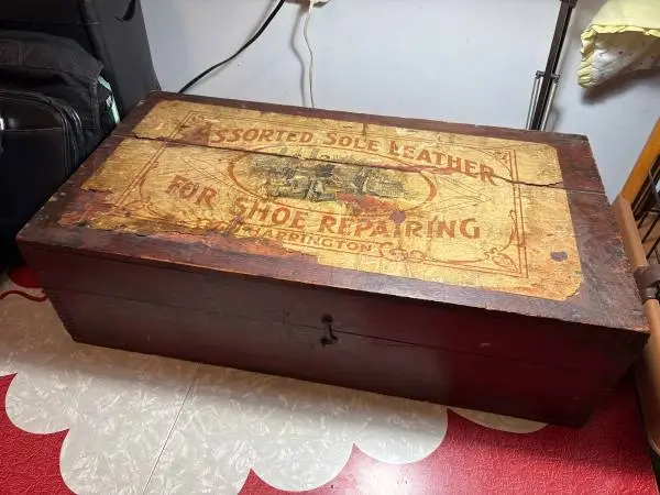 Harrington Cobbler Sole Leather Shoe Repair Box