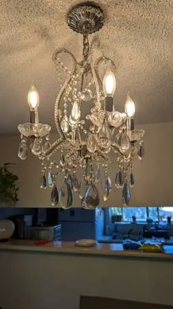 antique Crystal lighting small