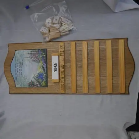 Hand Painted Perpetual Calendar