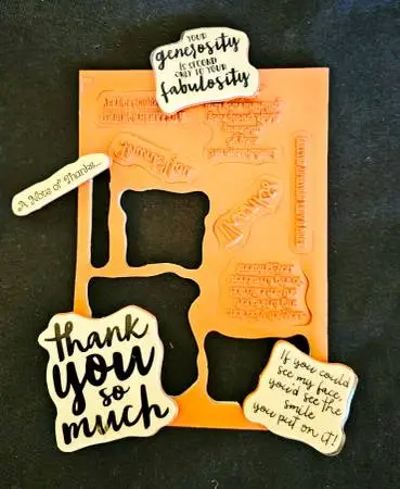 Stampin Up: Thankful Thoughts Rubber Stamp Set