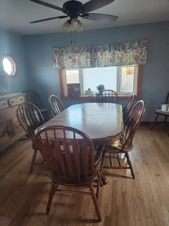 Solid Oak Table and Chairs