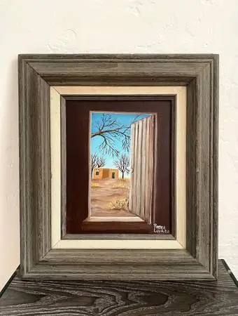 Vintage Original Painting By Renee Lovato