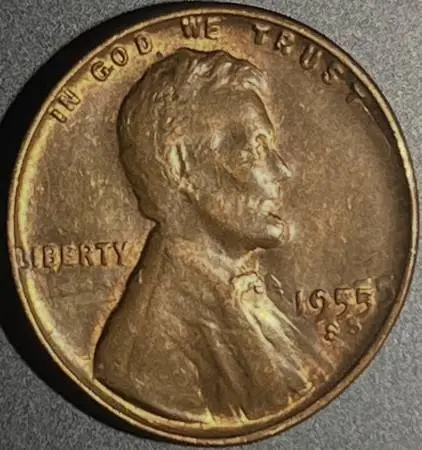 1955-S / S RPM, Multi-Strike Lincoln Small Cent Doubled Die Mint Error