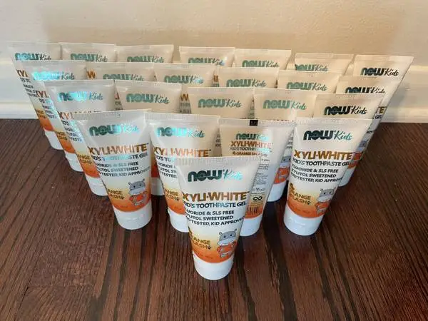 75% Off! Now Xyli-White Flouride-Free Toothpaste Gel Orange Splash!