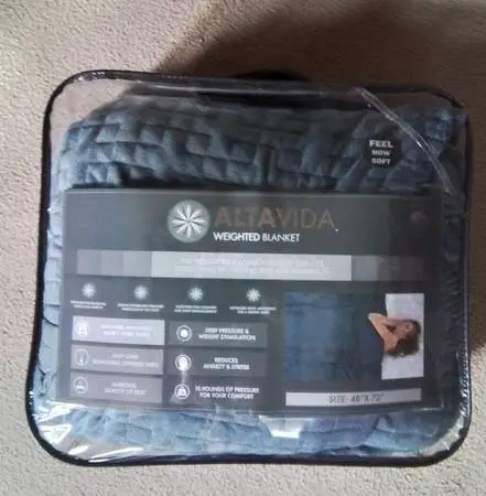 Altavida. Weighted Blanket 48x72. 15lb