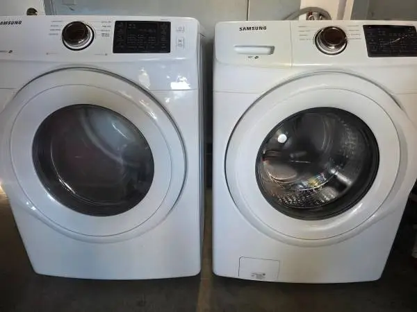 Samsung washer and electric dryer