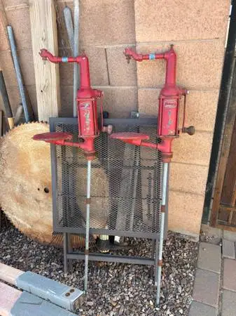 Set of Bennett lubester pumps