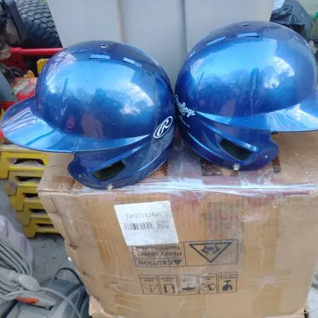Rawlings batters helmets, sizes in pictures, $10 each
