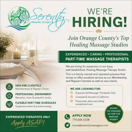 Experienced Massage Therapist w Lymphatic exp.