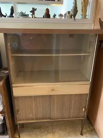 MCM Bar Cabinet and Radio/Turntable Cabinet