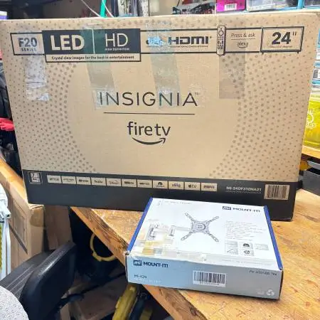 Insignia FireTV LED 24 HD TV w/Mount, Remote #NS24DF310NA21