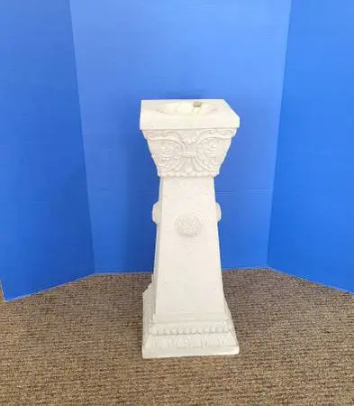 Vintage Resin Neoclassical Pillar Column 25
