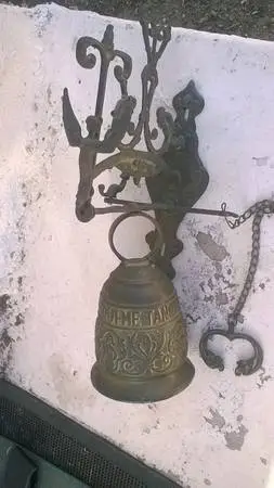 🔔Antique Circa 1895 Period: 19th Century Brass Door Bell