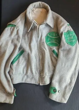 1956 Lackland AFB 3724 Pacers Champs Jacket + .925 CHARM