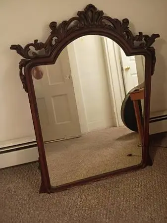 Antique French style wall mirror