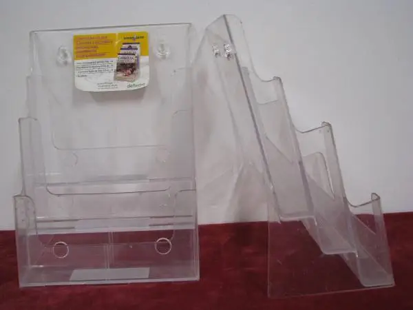 LITERATURE DISPLAY STANDS - (2) 3-Tier Brochure Racks (Reg $27) .....
